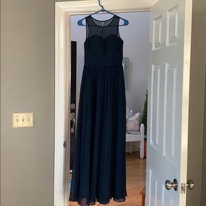 Azazie navy dress (bridesmaid)